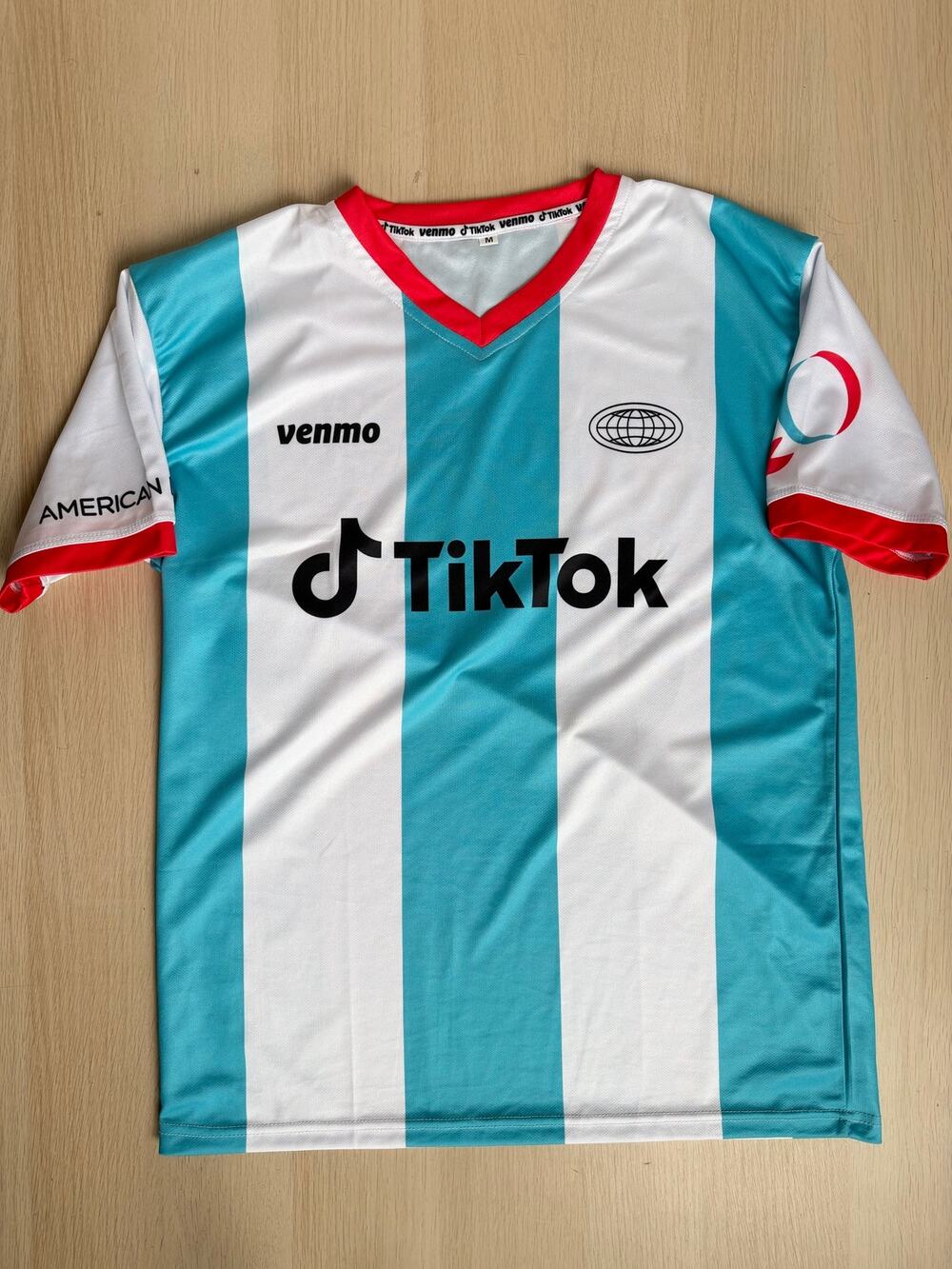 Limited TikTok World Cup Striped Soccer Kit - Size M